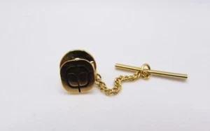 14 Karat Yellow Gold Square Tie Tack - Picture 1 of 3
