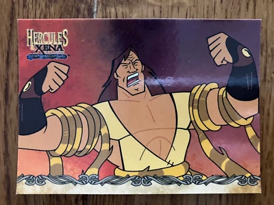 Hercules and Xena Rittenhouse Animated Movie Trading Card In Action HX4 - Image 1 of 2