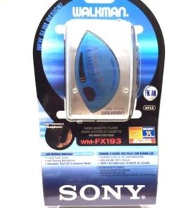 Sony Walkman Personal Cassette Player - Silver/Blue (WM-FX193/LM2) - Picture 1 of 1