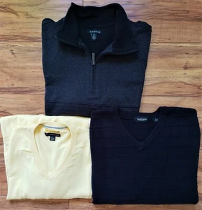 Wholesale Bulk Lot: 3 Men Large Sweaters Seasonal Wear & Weight Mixed Brand - Picture 1 of 7