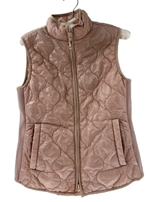 J. CREW Puffer Vest Womens Sz XS Pink Gorpcore Outdoor Preppy Comfort Cozy - Image 1 of 4