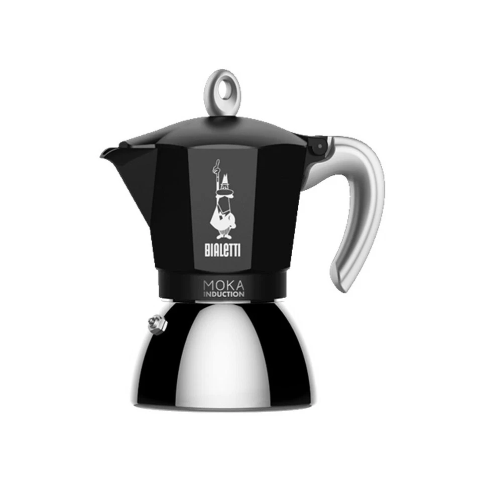 BIALETTI Moka Induction Caffettiera Adatta ai Piani ad Induzione 2 | 4 | 6 Tazze