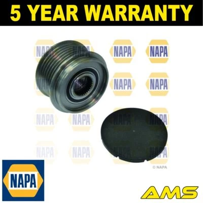 Fits E-Class CLK Vito SL Captiva Antara + Other Models Alternator Pulley NAPA - Image 1 of 4