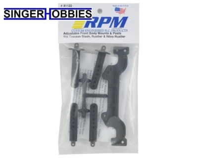 RPM 81122 Adjustable Front Body Mount & Post Set Slash/Stampede/Nitro Slash HH - Image 1 of 2