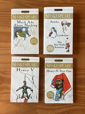 set of 4 Shakespeare books Signet Classsic  Foto 1 de 4