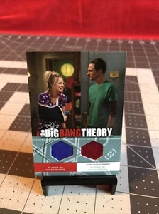 2012 Cryptozoic Big Bang Theory Penny Sheldon Authentic Dual Wardrobe Card - Picture 1 of 4