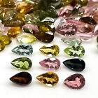 25 Pcs Natural Tourmaline 5x3mm Pear Loose Untreated Gemstones Wholesale Lot