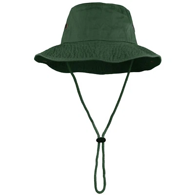 Sombrero de cubo Boonie de ala ancha para senderismo pesca safari 100 % algodón protección solar UV Foto 1 de 4