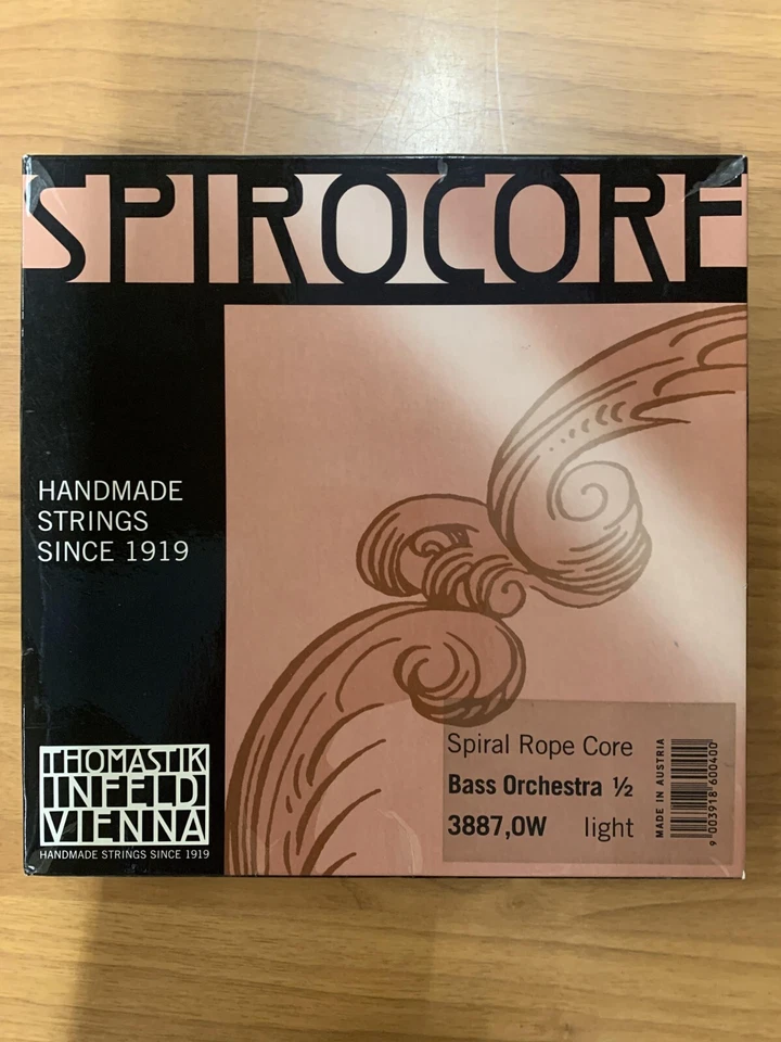 Muta corde Spiral Rope Core per contrabbasso da orchestra 1/2, tensione light - Immagine 1 di 1