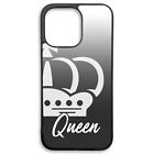 Printed Rubber Clip Phone Case Cover iPhone - King & Queen - His & Hers
