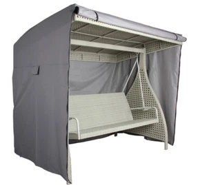 Premium Hollywoodschaukel Abdeckung 400D Polyester, wasserfest, UV-beständig, - Bild 1 von 2