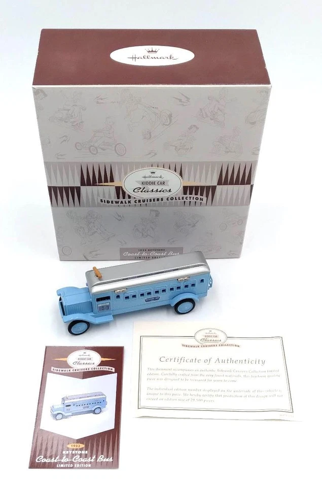 Hallmark Kiddie Car Classics 1932 Keystone Coast-to-Coast Bus QHG6320 Die Cast