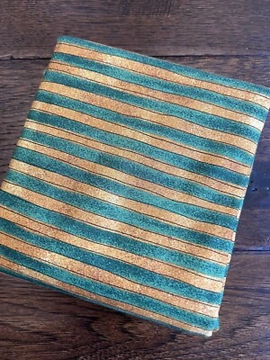 Benartex Peaceful Journey Gerry Kimmel-Carr Gold/Green Stripe 35”x44”- VTG - Image 1 of 2