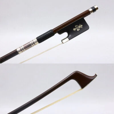 Advanced 4/4 Cello Bow Brazilwood Bow Stick Great Balance  AAA White Horse Tail - Image 1 of 4