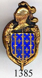1385 - INSIGNE DE BOUTONNIERE - 1eR L.G.M - Foto 1 di 1