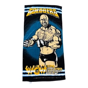 90s Vintage 1999 Goldberg Wrestling Jay Franco Beach Towel WCW WWF WWE Merch - Picture 1 of 4