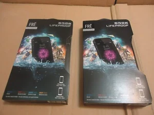 2 X LIFEPROOF FRE WATERPROOF CASE FOR IPHONE 6S PLUS 6 PLUS - BLACK - Photo 1 sur 15
