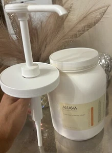 ⭐️⭐️⭐️⭐️⭐️ AHAVA Dead Sea Water Mineral Hand Cream Lotion HUGE Pro W/Pump 96 oz! - Picture 1 of 3
