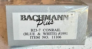 Bachmann Plus B23-7 Conrail (Blue& White) #1991 Item No. 11106 Factory Sealed - Picture 1 of 2