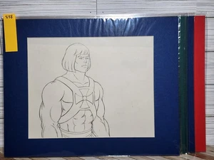 LOT 6 Vintage He-Ma Masters Of The Universe Original Animation Cel Art 838 COA - Bild 1 von 8