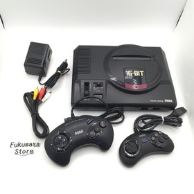 Sega Mega Drive Console HAA-2510 2 Controller Megadrive NTSC-J Japan Tested