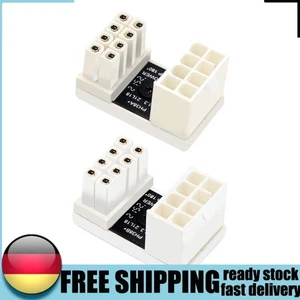 180 Degree ATX 8 Pin Power Supply Adapter Desktop Computer DIY for Graphics Card - Afbeelding 1 van 13