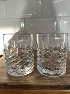 Whiskybecher aus geschliffenem Glas Kristall x 2 - Bild 1 von 4