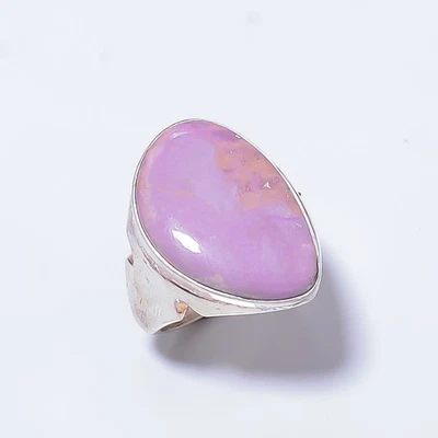 Phosphosiderite - Peru Gemstone 925 Sterling Silver Handmade Ring s.9 R7830-4 A4 - Image 1 of 4