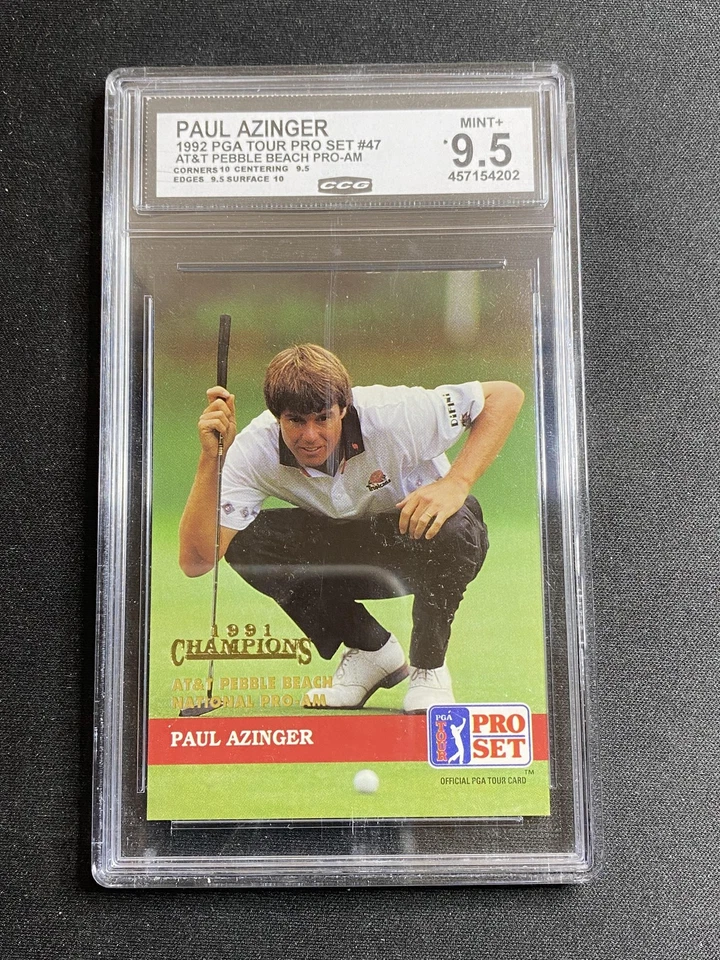 Paul Azinger 1992 Leaf Pro Set 47 RC - Image 1 of 2