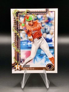 Cam Smith 2025 Topps Holiday #H121 Elf Hat Variation SP Rookie RC Houston Astros - Bild 1 von 2