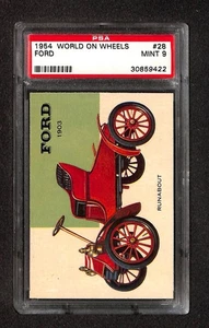 1954 World on Wheels #28 FORD RUNABOUT 1903 PSA 9 Mint 30859422 - Picture 1 of 2
