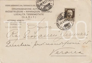 VITTORIO VENETO - REPARATUREN IMMOBILIEN ERDBEBENORT (TREVISO) 1937 - Bild 1 von 1