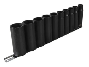 Teng 1/2in Drive Metric Deep Impact Socket Set 6 Point 10 Piece 9126 - Picture 1 of 3