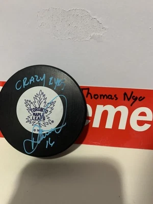 Darcy Tucker Signed Puck With Inscription  - Image 1 of 2