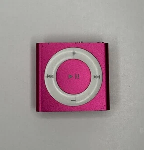 Apple iPod Shuffle 4th Gen 2GB Bright Pink A1373 - Picture 1 of 3