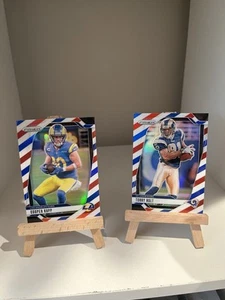 2024 Panini Prizm - Cooper Kupp #169 And Tory Holt #300 Red White & Blue Prizm - Bild 1 von 2