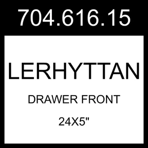 Cajón delantero IKEA LERHYTTAN gris claro 24x5" 704.616.15 - Imagen 1 de 1