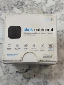 Blink Outdoor  (4th Gen) Wireless smart HD security camera | Black Add-on camera - Picture 1 of 5