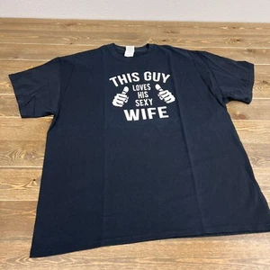 Shirt "This Guy Loves His Wife" Gr. XL schwarz - Bild 1 von 6
