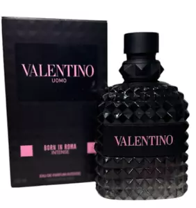 VALENTINO UOMO BORN IN ROMA INTENSE EAU DE PARFUM SPRAY 3.4 Oz / 100 ml FOR MEN - Picture 1 of 4