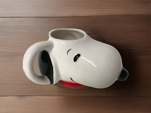 Geformter Snoopy Kopf Erdnüsse Kaffeebecher Keramik Tee Schokolade Tasse 24 Unzen EUC - Bild 1 von 9