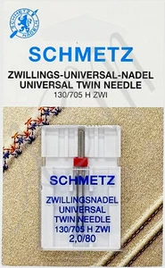 Schmetz Universal Twin Needle 2.0 / 80 - Picture 1 of 1