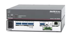 Extron NetPA U 1002-70V SB 60-1767-02 Two Ch Dante Amp, 100 watts at 70 volts - Picture 1 of 4
