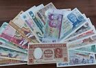 Lot of 30 Different  PAPER MONEY BANKNOTES WORLD CURRENCY