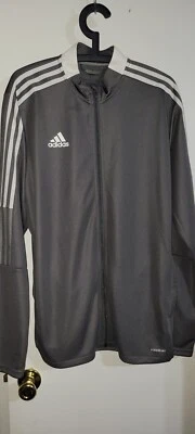 Chaqueta Adidas Prime Verde Cremallera Completa Hombre Gris Grande  Foto 1 de 4
