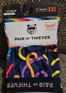 Pair of Thieves Super Fit Mesh Magic Boxer Brief Trevor Project Men Size XXL New - Picture 1 of 4