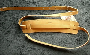 Guitar Strap Gaucho Vintage Leather Strap Nature - Picture 1 of 2