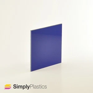 3mm Alupanel® Ultramarine Blue Aluminium Composite Dibond Sheets / Multi-packs - Picture 1 of 1