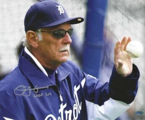 Signiert 8x10 Jim Leyland ""HOF 24" Detroit Tigers handsigniertes Foto - COA - Bild 1 von 1