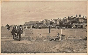 POSTAL ISLA DE WIGHT - RYDE - THE BOWLING GREEN - Imagen 1 de 2
